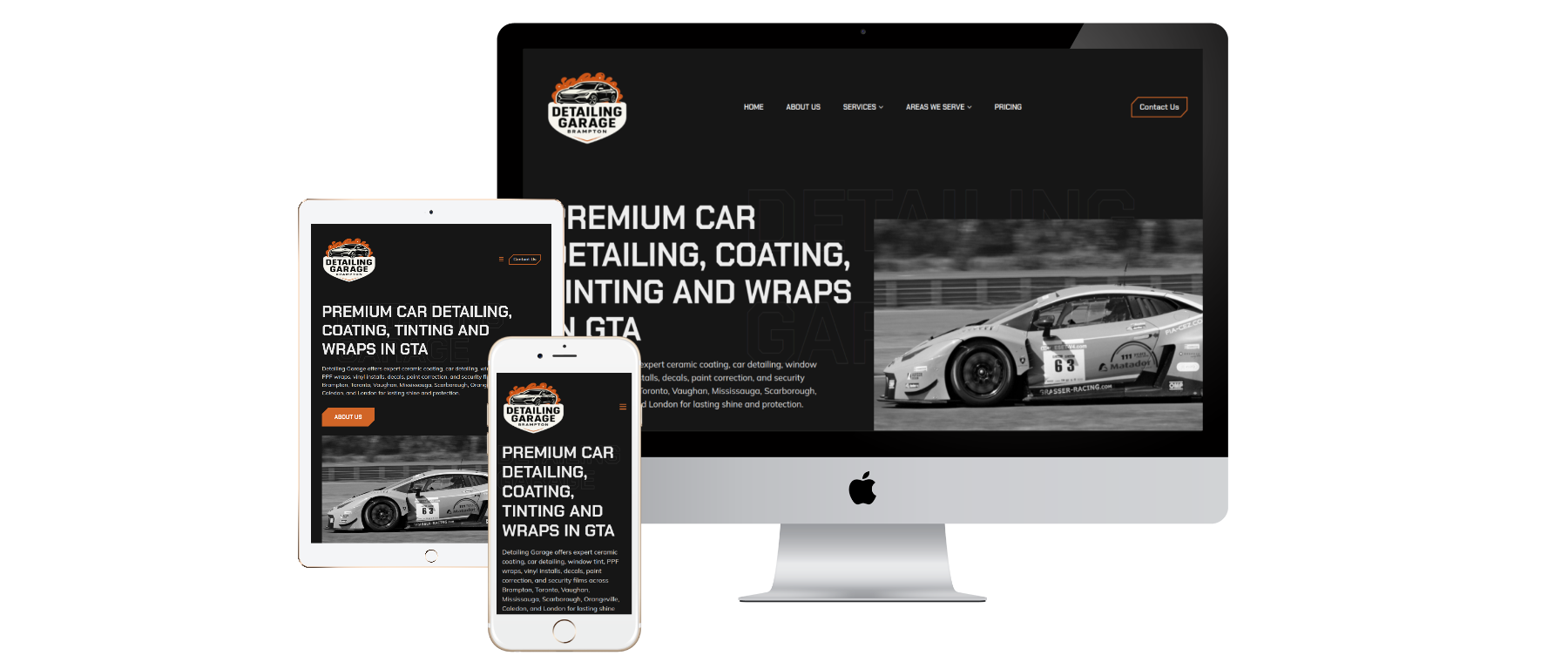 Detailing Garage Website