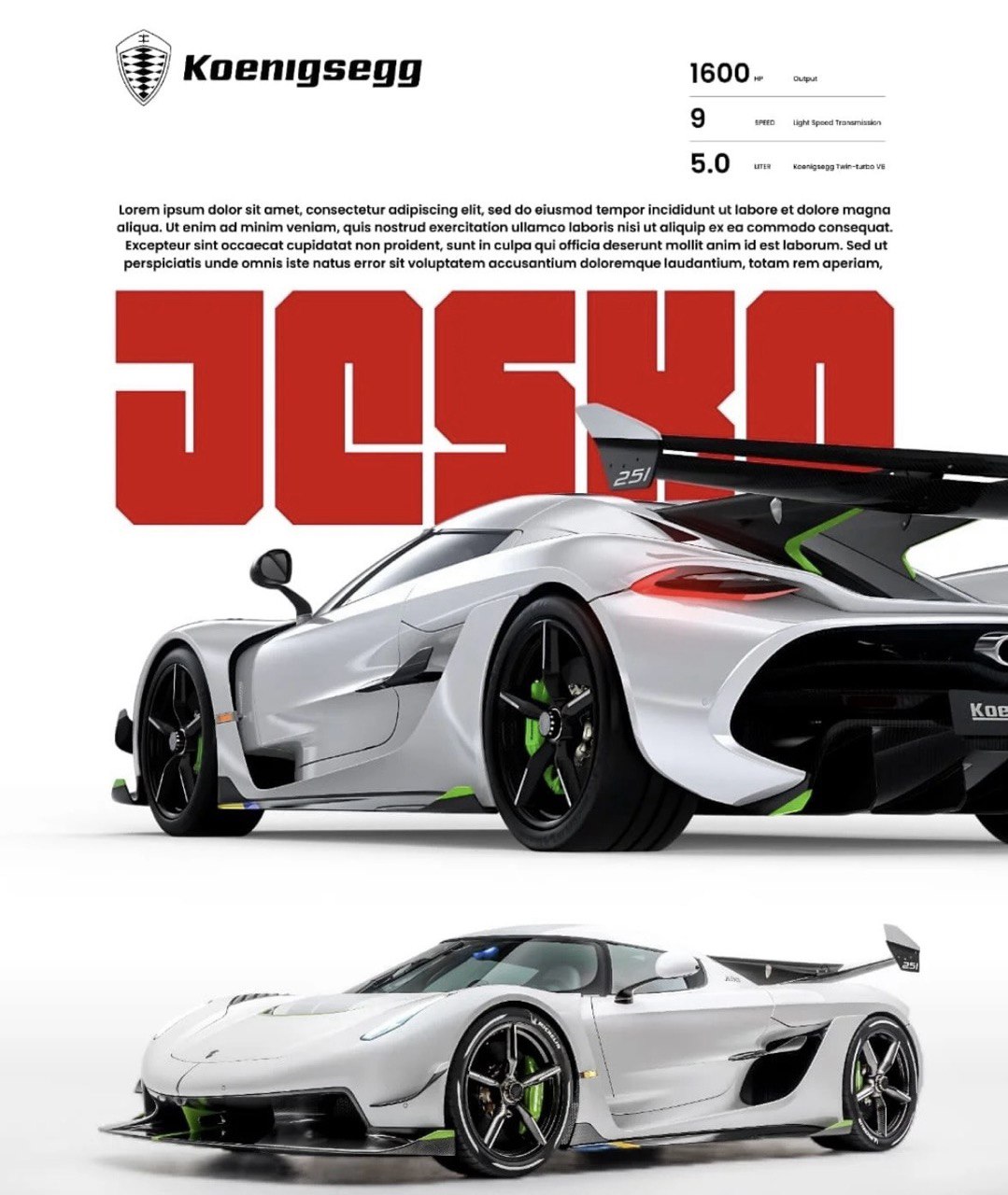 koenigsegg Company Advertisement